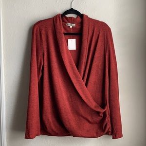 Pleione wrap sweater